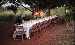 Preparing for dinner … Dool's organic farm, Pedro Plains