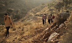 Hiking near Sebastia, Palestine