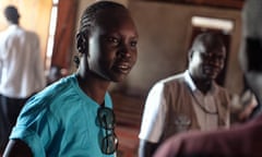 Model Alek Wek in South Sudan