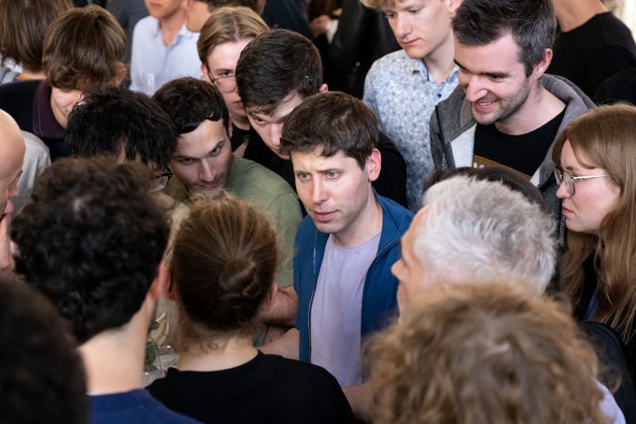 ChatGPT developer Sam Altman has sparked a wave of AI chatter in Corporate America.