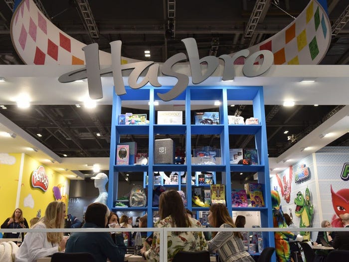 Hasbro toy display