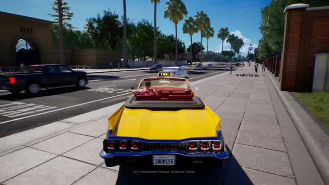 An early screenshot of the new Crazy Taxi game which was announced at the 2023 Game Awards.