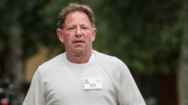 Bobby Kotick seen walking outside. 