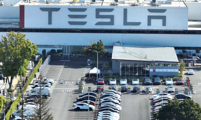 Tesla’s factory in Fremont, California, employs more than 20,000 workers.