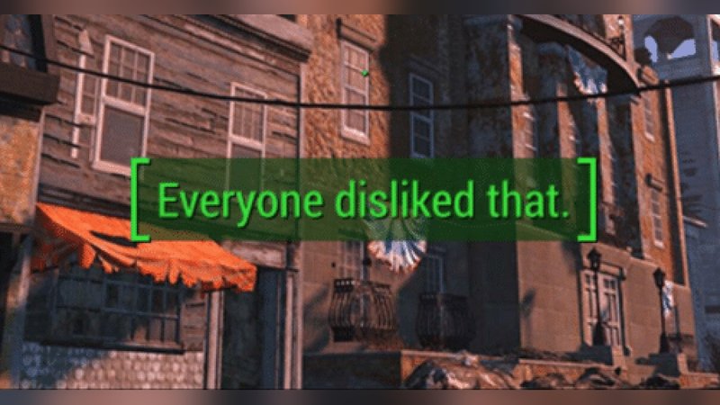 Everyone Disliked That / Everyone Liked That meme from Fallout