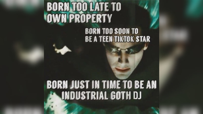 Born Too Late to Own Property Born Too Soon to Be a Teen TikTok Star Born Just In Time To X meme.