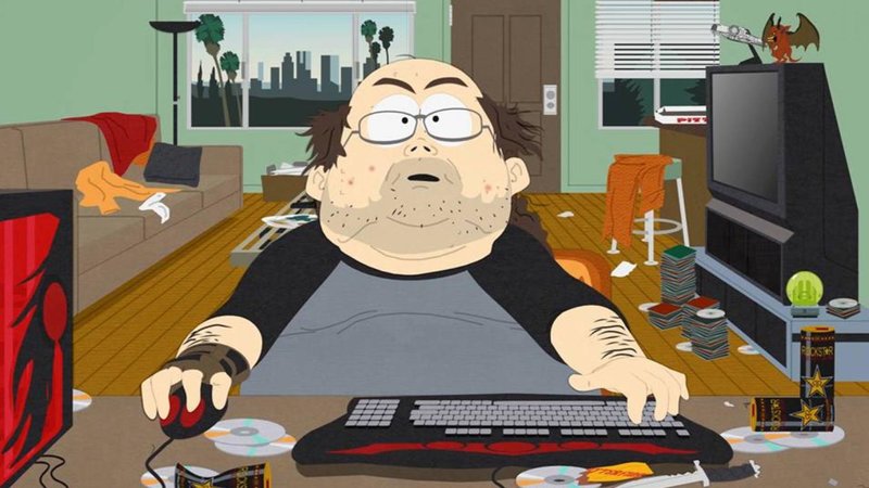 image of south park gamer guy