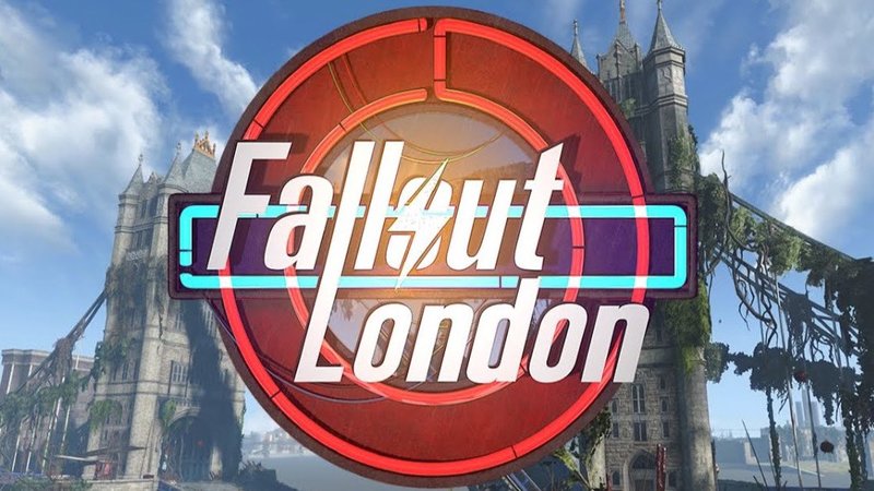 Fallout London title artwork.