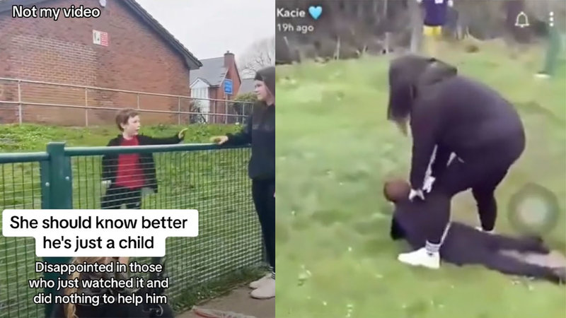 Lexi Bonner Fighting Kid Footage viral video.