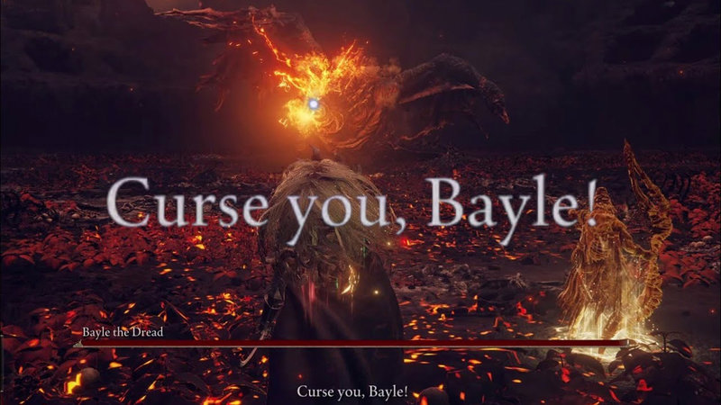 Curse You Bayle copypasta and meme from Igon in Elden Ring.