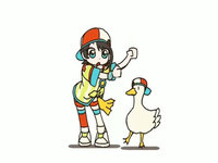 Shuba Duck / Dancing Duck Oozora Subaru image example.