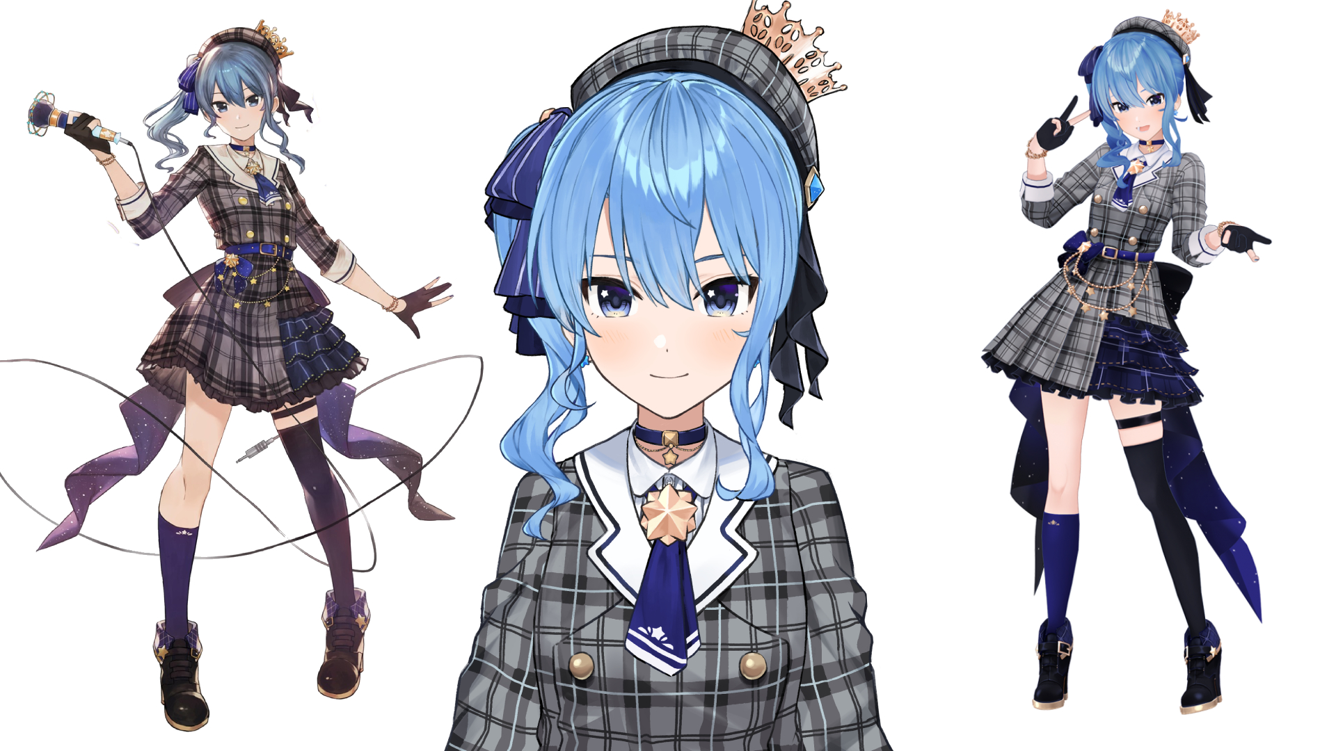 Hoshimachi Suisei vtuber avatar.