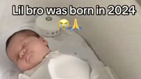 Lil Bro Was Born In 2024 meme