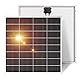 Dokio 150W Solarpanel Gehärtetes Solarglas (Robust UND Langlebig) Mono (Effizient) Einfache Installation mit vorgebohrtem Loch ideal zum Aufladen von 12V Batterien Wohnmobil, Camping, Gartenhaus