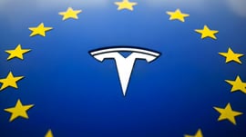 Logo, tesla, Eu, Europa, Europische Union, Flagge, EU-Flagge, Europaflagge