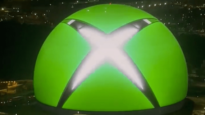 Logo, Xbox, Werbekampagne, Las Vegas Sphere