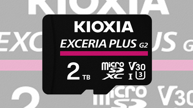 Flash, Speicherkarte, MicroSD, G2, Plus, Kioxia, SDXC, 2TB, Exceria