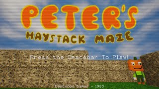 Atrapado en un laberinto con Peter the Pumpkin | Peters Haystack Maze (Andys Apple Farm)