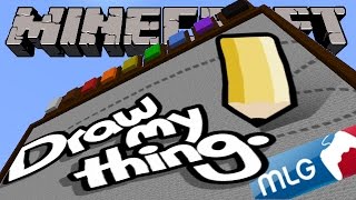 Minecraft - MLG PRO TEAM DRAWING! - Minecraft Draw My Thing Mini Game