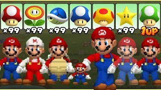 New Super Mario Bros. DS - All Power-Ups