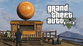 Grand Theft Auto 5 - Easter Egg - Big Orange Rolling Ball