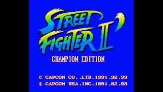 Street Fighter II: Champion Edition (Mar 25, 1993 prototype) - Longplay