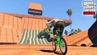 GTA V ONLINE - BMX PARK - CARRERA GTA V ONLINE