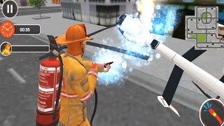 Fire Fighter Truck Real City Heroes Gameplay Walkthrough - Drive Fire Fighter Truck Android