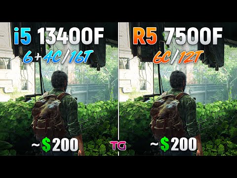 Ryzen 5 7500F vs Core i5 13400F - Test in 10 Games