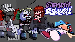 Friday Night Funkin - V.S. Jebus - Friday Night Purgin + Animation Cutscenes (FNF Mod/Hard/SpeedRun)