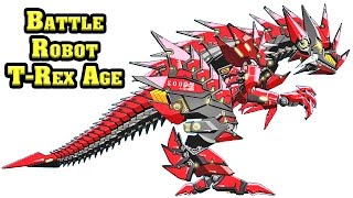 Battle Robot T-Rex Age Game | Eftsei Gaming