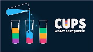 Cups - Water Sort Puzzle Gameplay