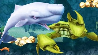 BIGGEST MOBY DICK  Vs Boss CRAB -  Hungry Shark Evolution