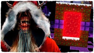 👉 HACEMOS UN PORTAL A LA DIMENSIÓN DE KRAMPUS (SANTA CLAUS.EXE) - MINECRAFT