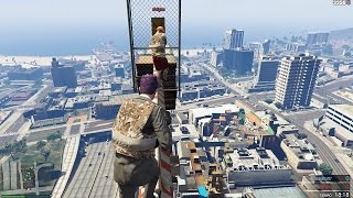 PARKOUR ALTURAS EXTREMAS EN GTA V!