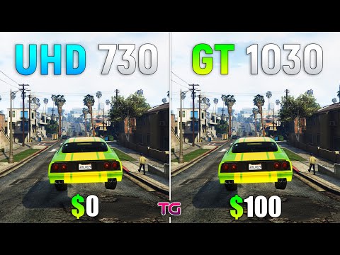 UHD 730 vs GT 1030 - Test in 7 Games