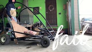 Rebuild Video #2 - Restoring Our Old Broken Racing Go Cart!