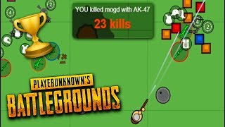 VICTORIA! 23 KILLS 🏆 SURVIV.IO | PLAYERUNKNOWN'S EN .IO!