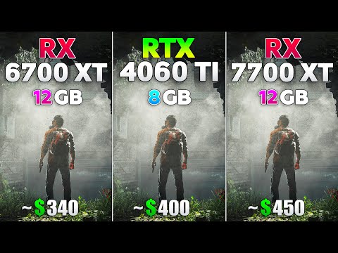 RX 7700 XT vs RTX 4060 Ti vs RX 6700 XT - Test in 8 Games