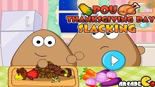 Pou Thanksgiving Day Slacking Walkthrough