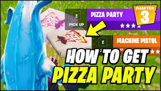 PIZZA PARTY & MACHINE PISTOL Gameplay & HOW TO GET THEM in CREATIVE (Fortnite Chapter 3)