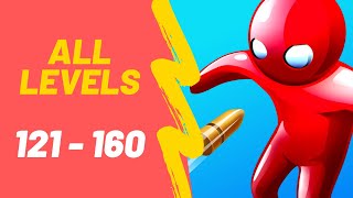 Bullet Man 3D Game All Levels 121-160 Walkthrough