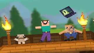 Noob Saves The Village Gameplay | Interesting Minecraft Defence Game