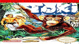 TOKI (JuJu Densetsu / JuJu伝説) - NES LONGPLAY - NO DEATH / NO MISS RUN (FULL GAMEPLAY)