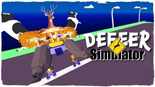 CONSIGO UN MECHA HECHO DE ANIMALES 😂 - DEEEER SIMULATOR #2