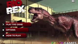 Rio Rex Level 1-5 Game Walkthrough | Dinosaur Games