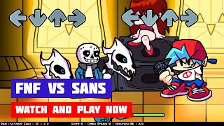 Friday Night Funkin' vs Sans (from Undertale) | FNF Mod | Online Port | All Songs (Easy)