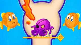 Save the Fish - Pull the Pin Game - Gameplay Walkthrough Part 1 Levels 1-30 (ios,Android)