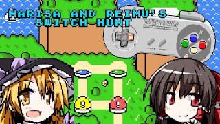 Marisa and Reimu's Switch Hunt (2021) / Complete Playthrough / SMW ROM Hack