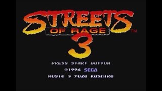 Streets of Rage 3 (Genesis) - Longplay